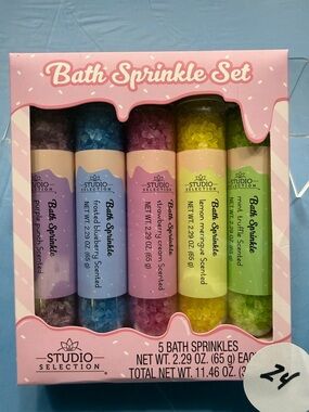 Studio Selection Bath Sprinkle Set - Assorted Colors (5 Pack)